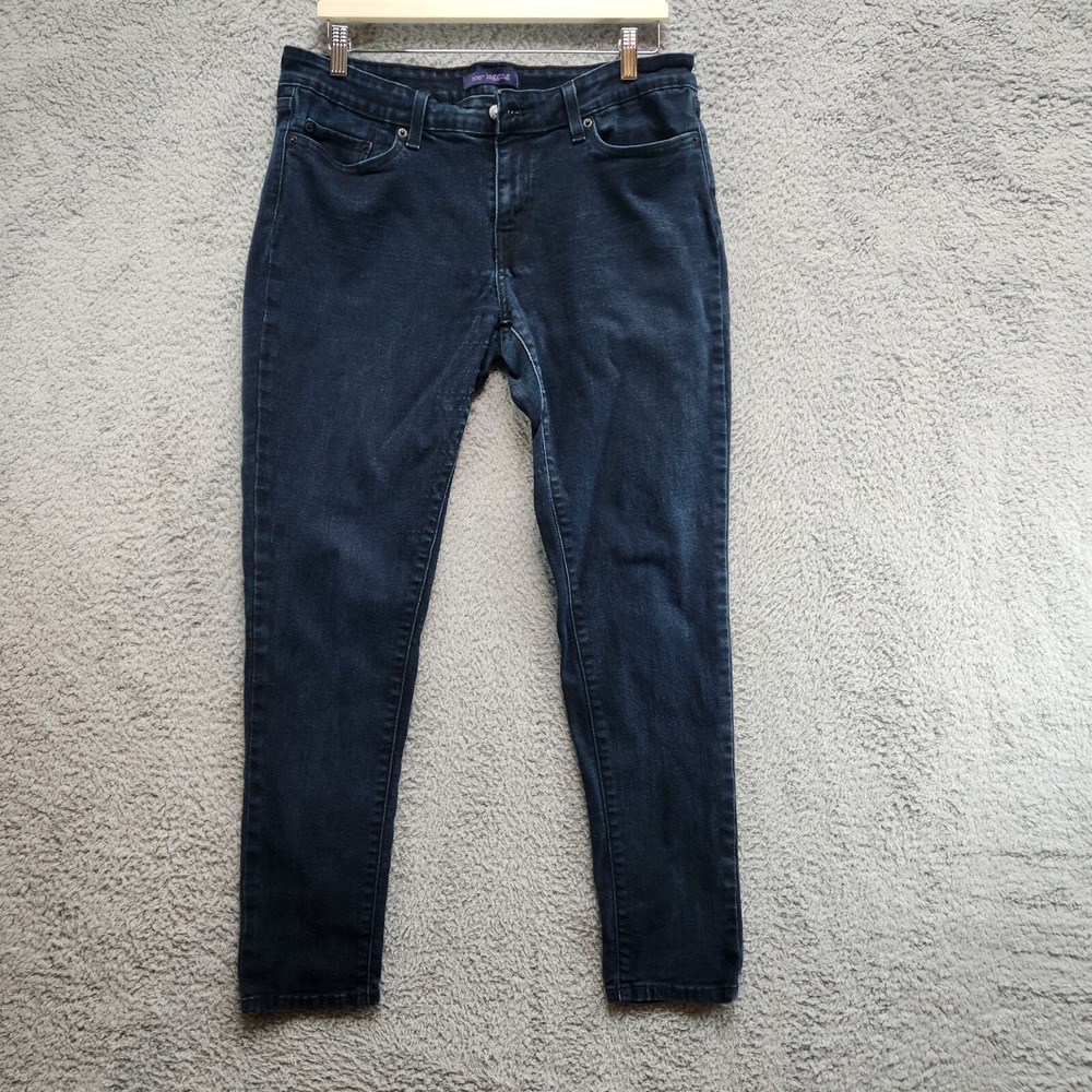 Levi's‎ 535 Legging Jeans Womens 15 (fits 33x30) Blue Stretch Straight Leg